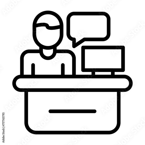 Academic Advisor Vector Icon