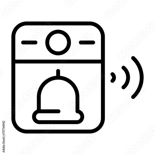 Video Doorbell Vector Icon