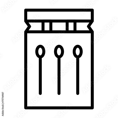 Waterproof matches Vector Icon