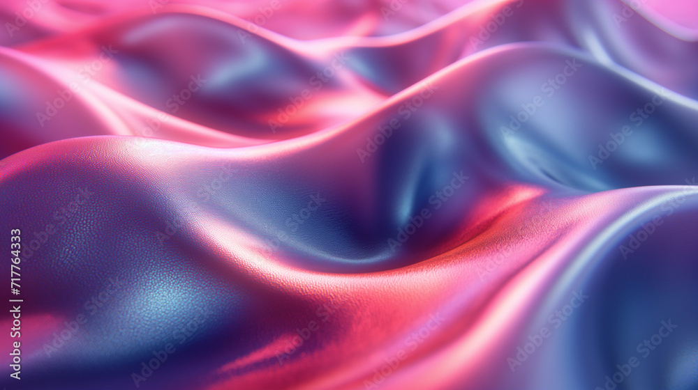 Fototapeta premium abstract background with glowing blue and pink neon lights