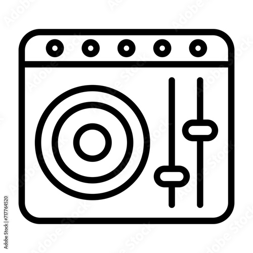 DJ Controller Vector Icon