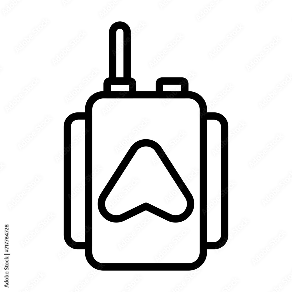 Handheld GPS Vector Icon Handheld GPS Vector Icon