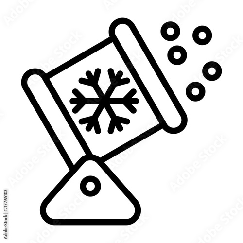 Snow Machine Vector Icon