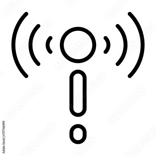 Network Troubleshooting Vector Icon