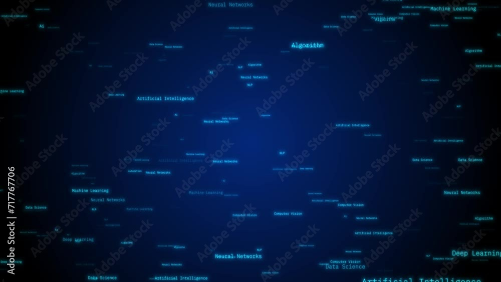 Futuristic Blue Motion: Moving Words with Advanced Technology Concepts Futuristic Blue Motion: Moving Words with Advanced Technology Concepts