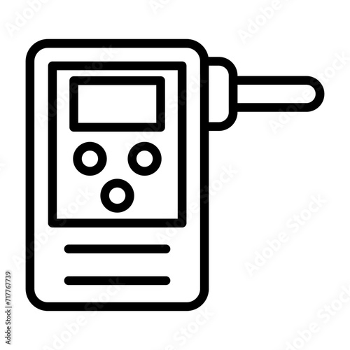 Breathalyzer Vector Icon