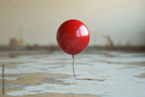 Red Balloon on a Dirty Floor: A Monthly Event Inspired by the Latest Trends Generative AI