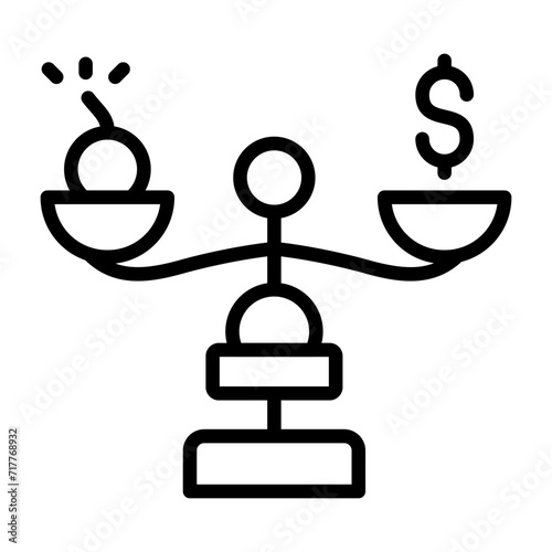 Debt Vector Icon