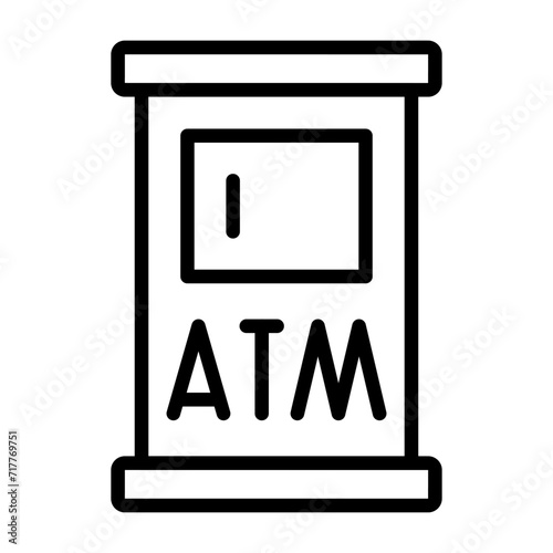 Atm Machine Vector Icon