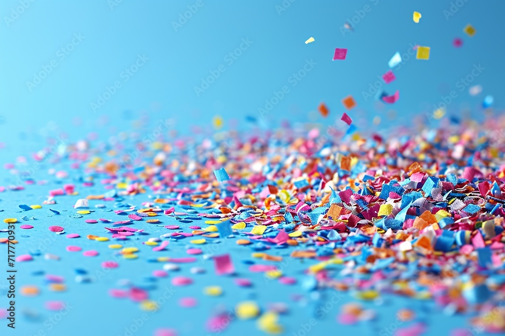 Colorful Confetti Blizzard Generative AI Colorful Confetti Blizzard Generative AI