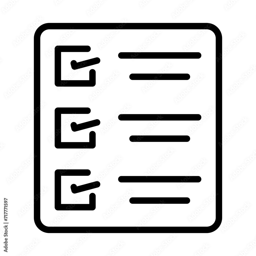 Task list Vector Icon Task list Vector Icon