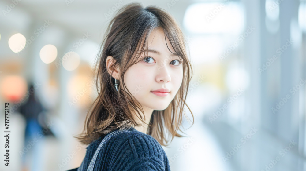日本人の若い女性 日本人の若い女性