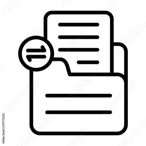 Document Share Vector Icon