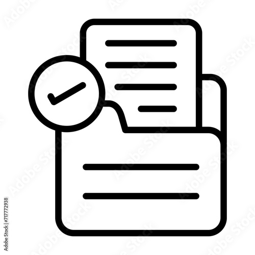 Document Approval Vector Icon