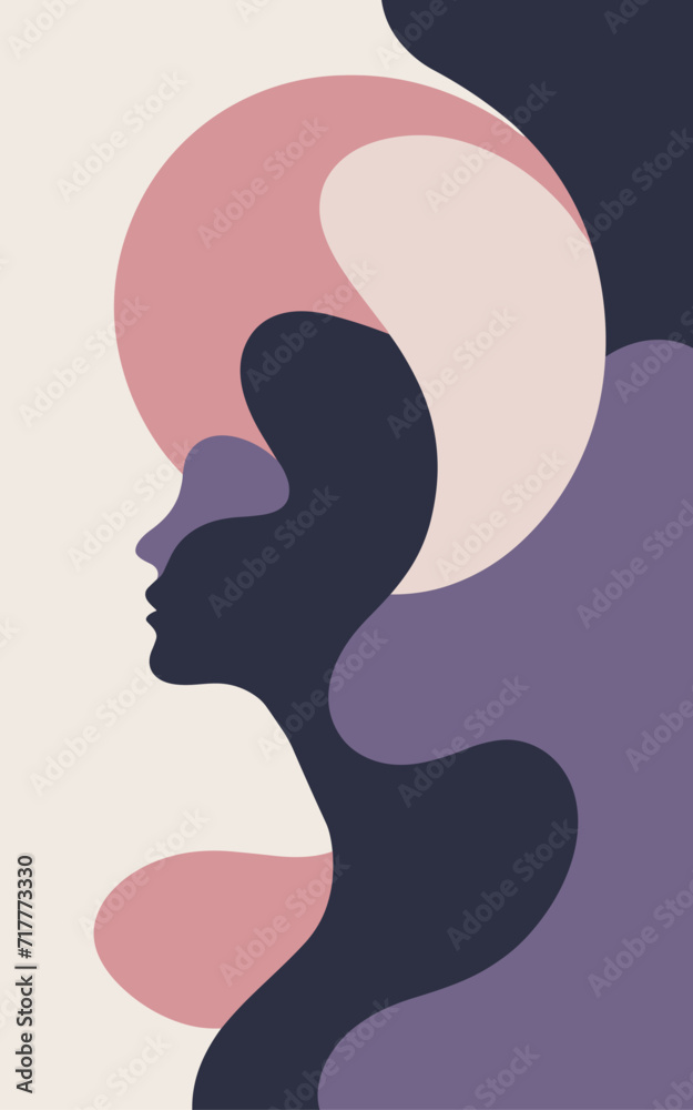 Abstract background poster. Good for fashion fabrics, postcards, email header, wallpaper, banner, events, covers, posters, advertising, and more. Women's day, mother's day background.