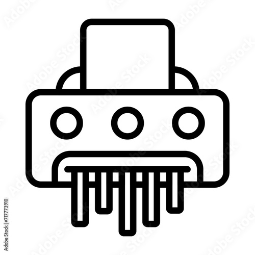 Document Cut Vector Icon