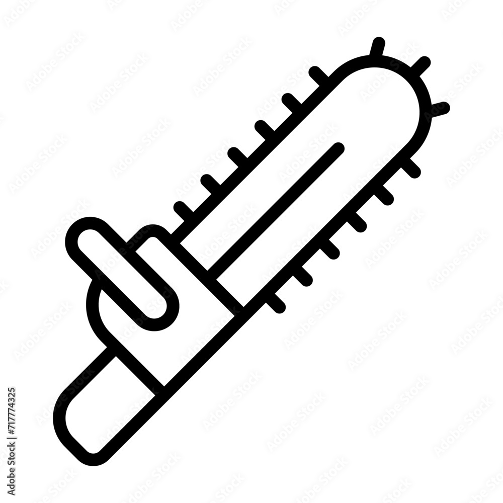 Chainsaw Vector Icon Chainsaw Vector Icon