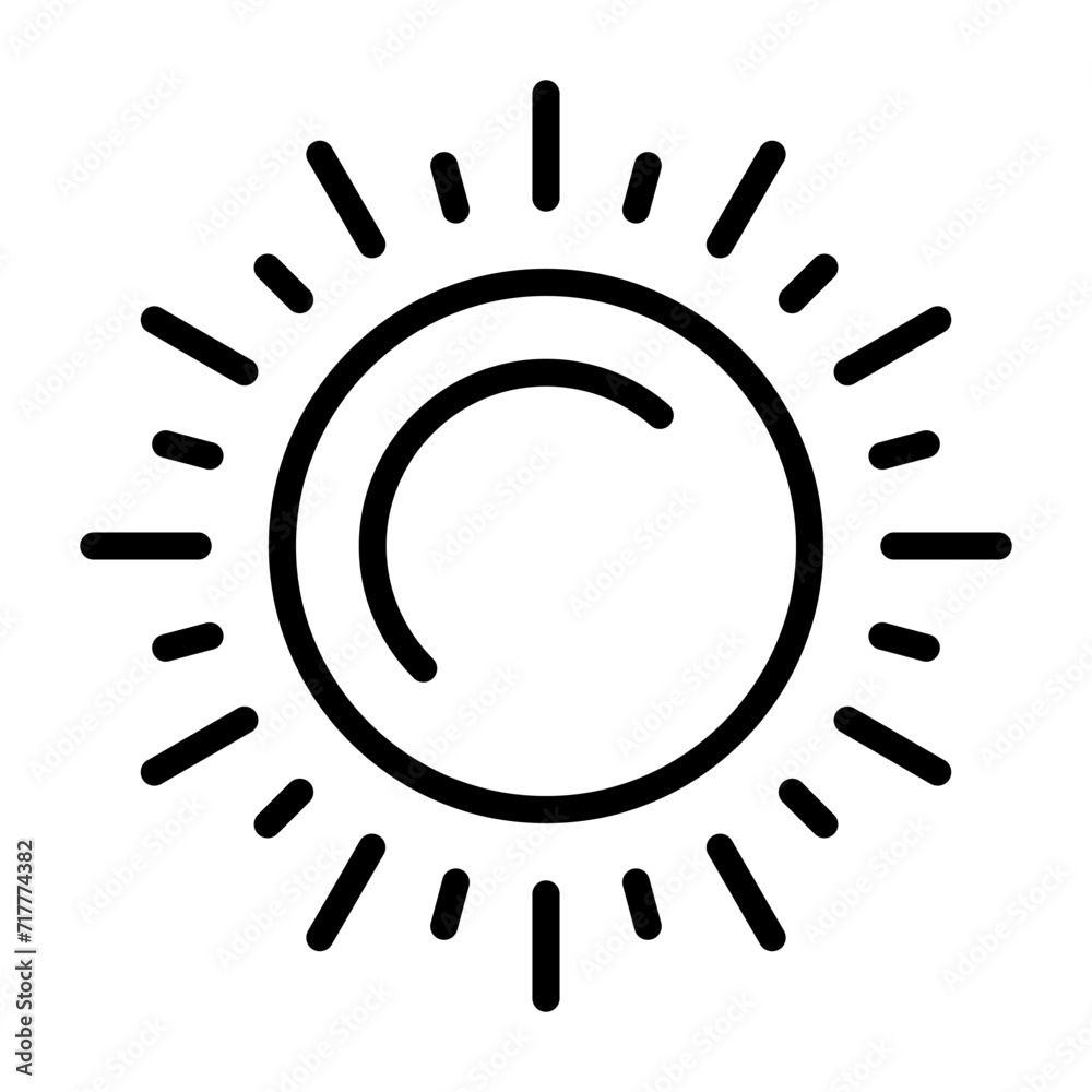 Sun Vector Icon Sun Vector Icon