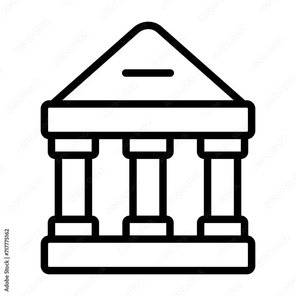 Bank Vector Icon