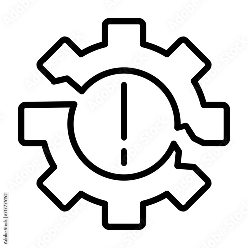 Operational Breakdown Vector Icon