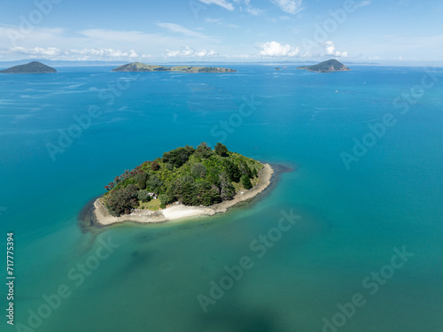 Turkey Island off th estern coast of Coromandel, Coromandel Peninsula, New Zealand.
