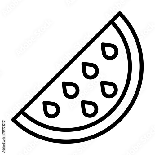 Watermelon Vector Icon