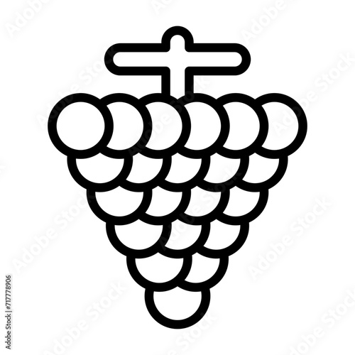 Grapes Vector Icon