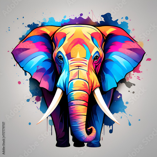 colorful image of the elephant logo