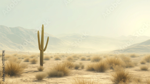 Cacti in the Sun: A Photo-Realistic Desert Render