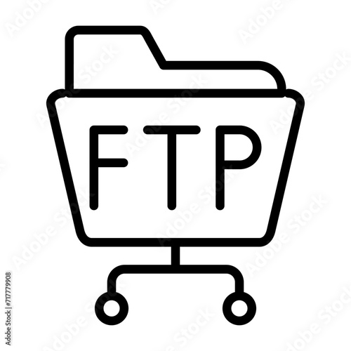 FTP Server Vector Icon