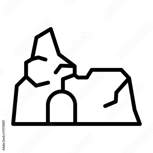 Cave Vector Icon