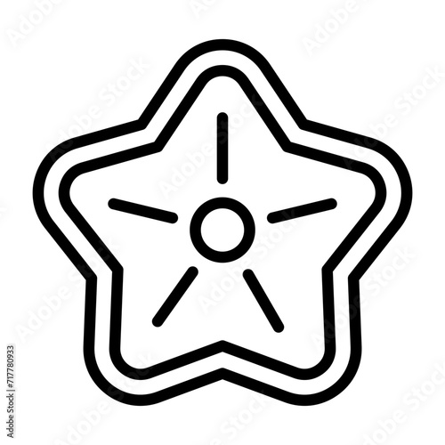 Starfish Vector Icon
