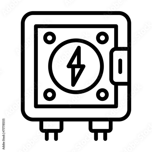 Outlet Box Vector Icon