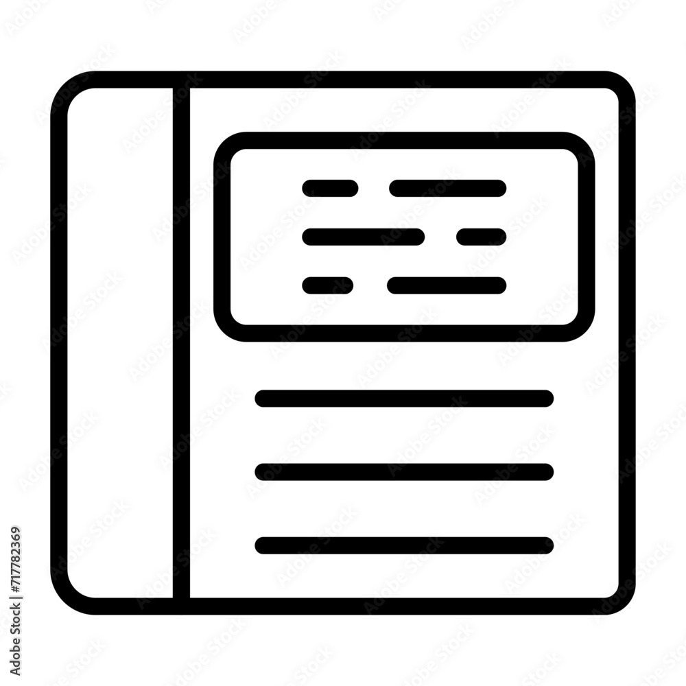 Orange Book Vector Icon Orange Book Vector Icon