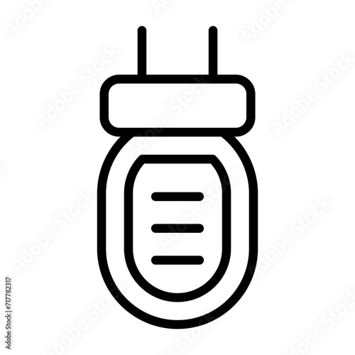Capacitor Vector Icon