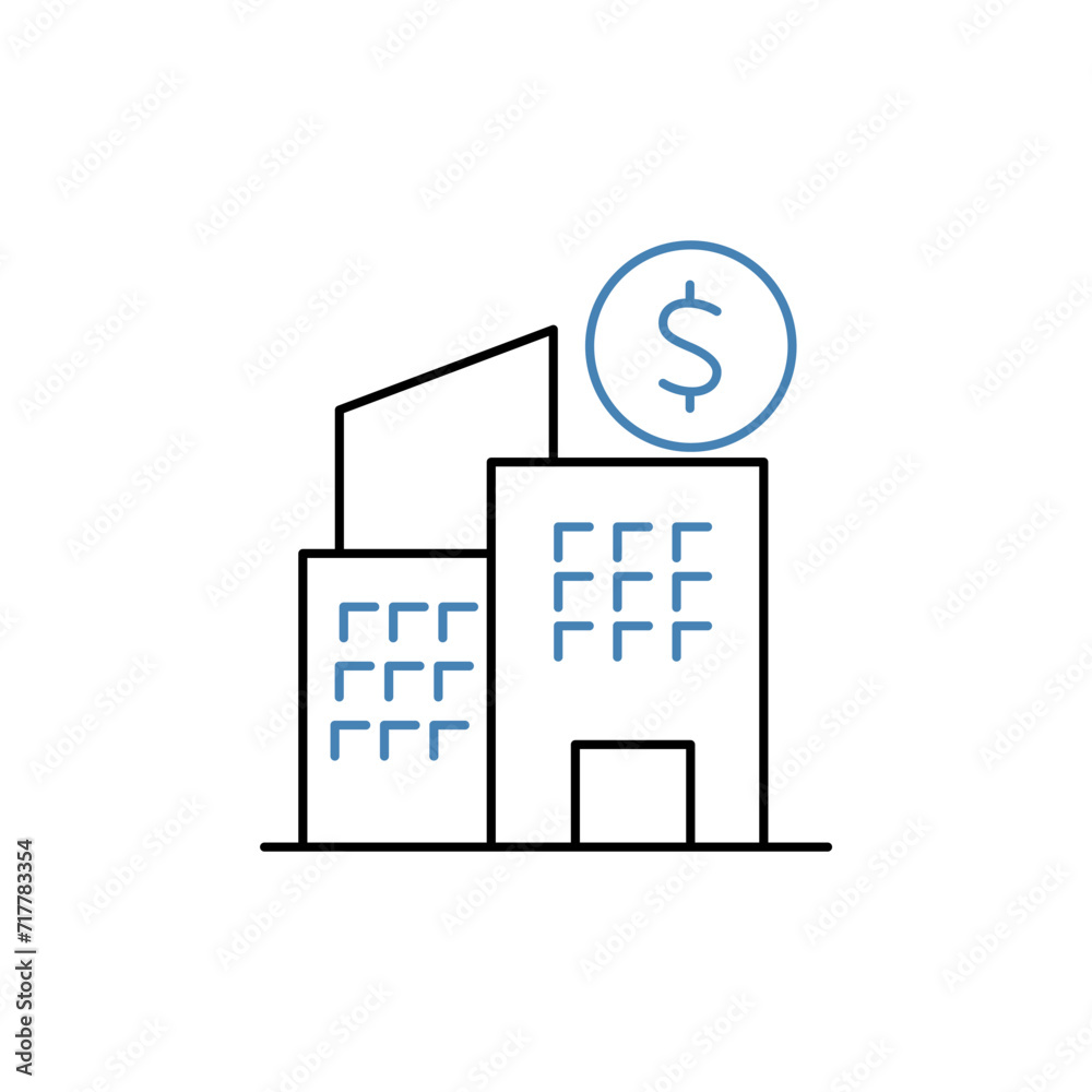 company concept line icon. Simple element illustration. company concept outline symbol design. company concept line icon. Simple element illustration. company concept outline symbol design.