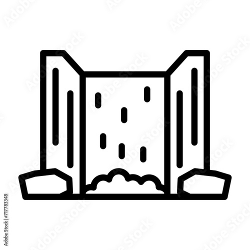Waterfall Vector Icon