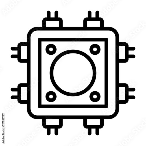 Cable Gland Vector Icon