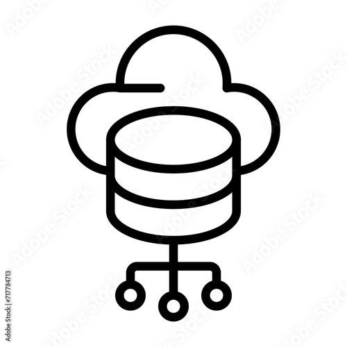 Cloud Storage Vector Icon
