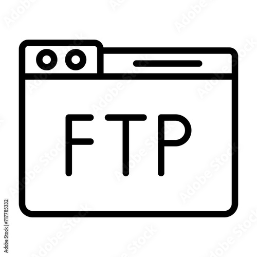 Ftp Vector Icon