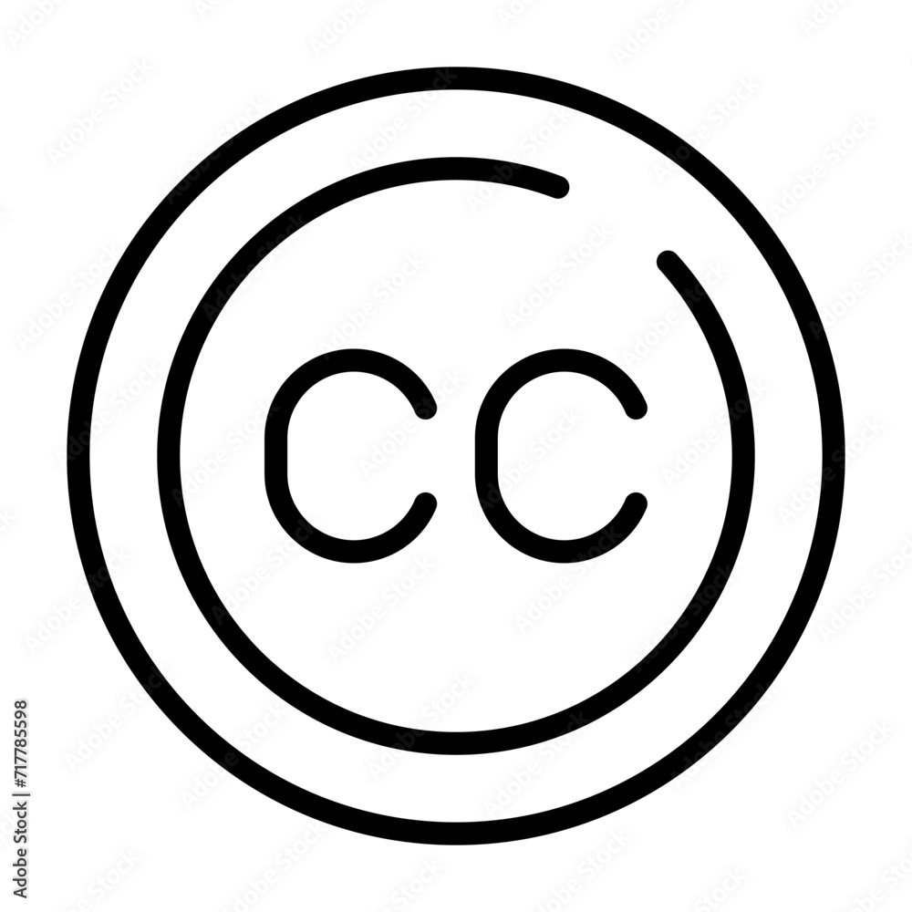 Subtitles Circle Vector Icon Subtitles Circle Vector Icon