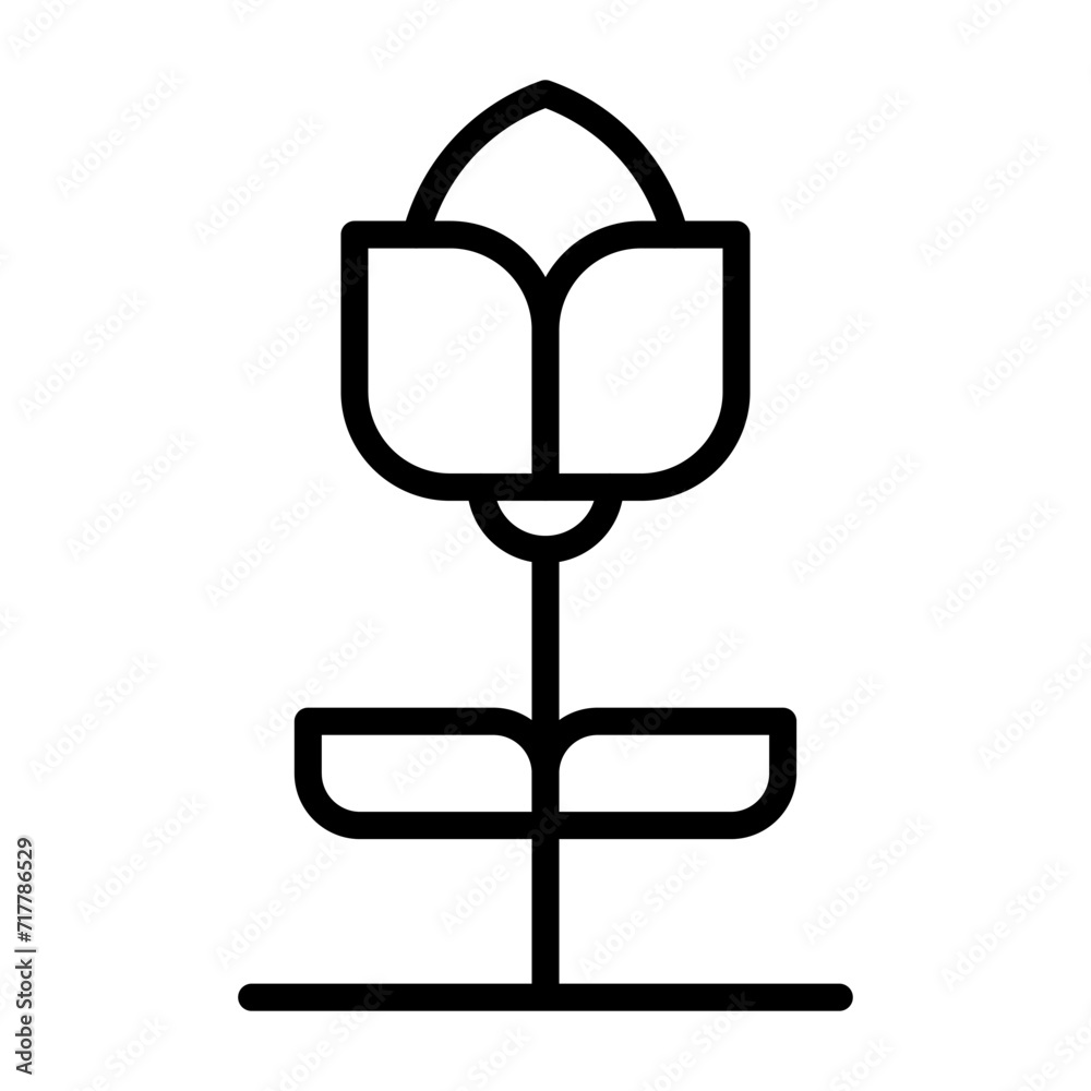 Tulip Vector Icon Tulip Vector Icon
