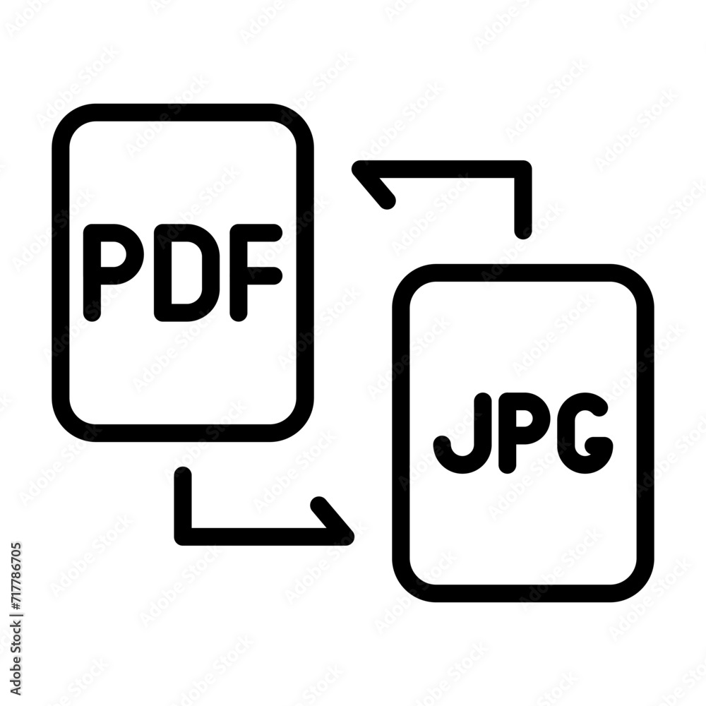 Document Conversion Vector Icon