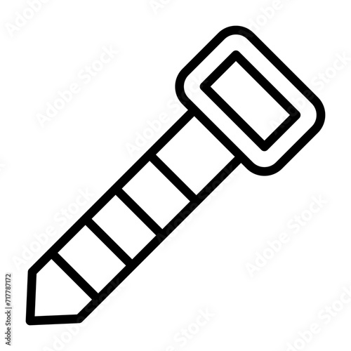 Cable Management Clips Vector Icon