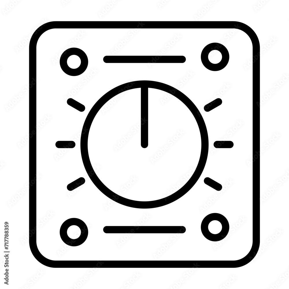 Dimmer Vector Icon Dimmer Vector Icon