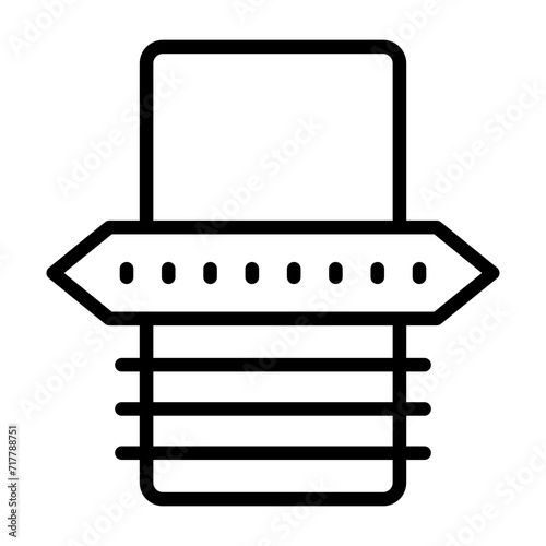 Conduit Adaptor Vector Icon