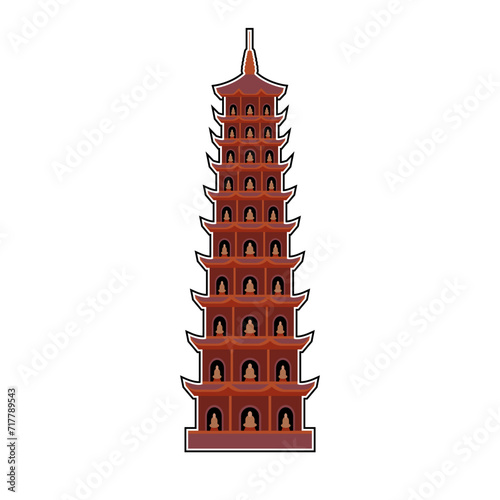  Asian style tower