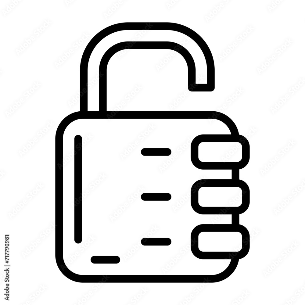 Padlock Vector Icon Padlock Vector Icon