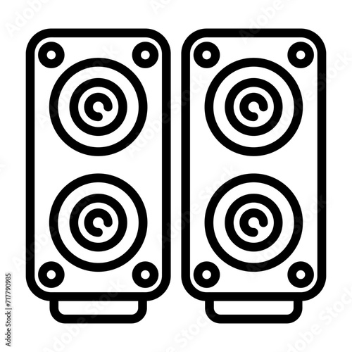 Speakers Vector Icon