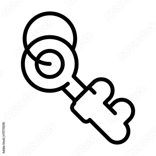 Door Key Vector Icon